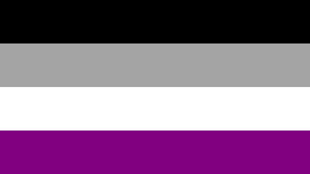 Flagge für Asexualität